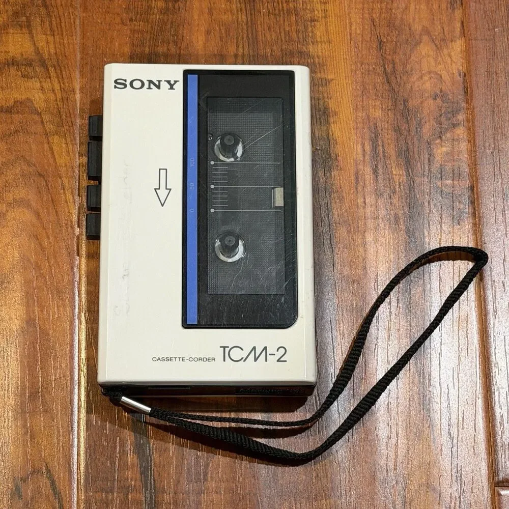 Sony TCM-2 Cassette-Corder Cassette Recorder Walkman Tape Deck - Parts Or Repair